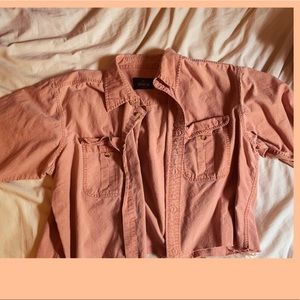 Vintage cropped work shirt